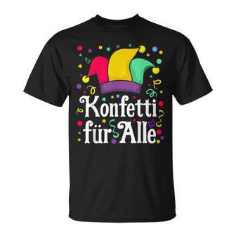 Confetti And Fool Cap Carnival Costume T-Shirt - Geschenkecke