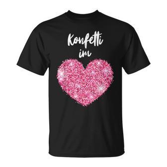 Confetti In The Heart – Kölle Alaaf Red Carnival Fashing T-Shirt - Geschenkecke