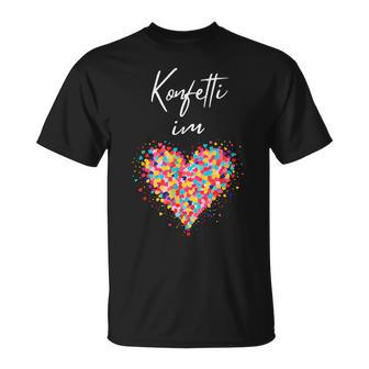 Confetti In The Heart Carnival Fancy Dress Costume Replacement T-Shirt - Geschenkecke