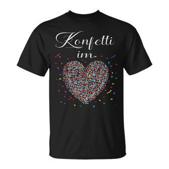 Confetti In Heart Fancy Dress Carnival Confetti Costume Outfit T-Shirt - Geschenkecke