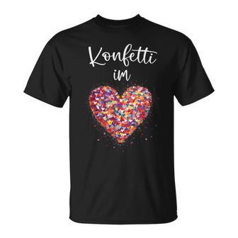 Confetti In The Heart Kölle Alaaf Red Carnival Fashing T-Shirt - Geschenkecke