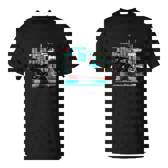 Container Ship For Ship Watcher Tank Top T-Shirt - Monsterry