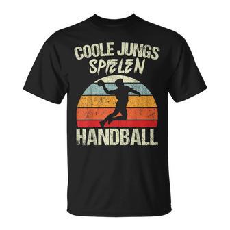 Cool Boys Playing Handball Handballer Boys Children's T-Shirt - Geschenkecke