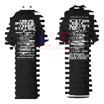 Cool Gunpa Like Normal Grandpa But Own Guns T-Shirt - Thegiftio
