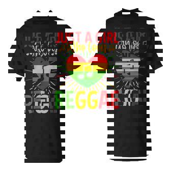 Cool Reggae For Girls Rasta Jamaican Music Rastafari T-Shirt - Monsterry