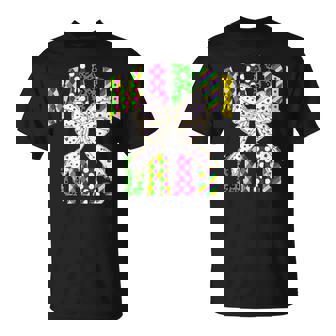 Coquette Bow Mardi Gras New Orleans Louisiana Girl Women T-Shirt | Seseable CA