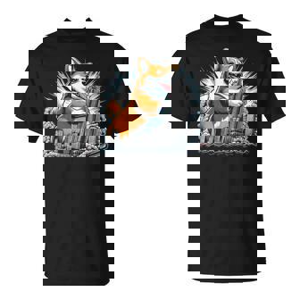 Corgizilla Dog Monster Movie Meme Corgi Graphic Kaiju T-Shirt - Thegiftio UK