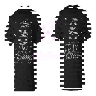 Corona Rosa Para Niña De 8 Años Con Texto En Inglés It's My Birthday Camiseta unisex - Regaloses