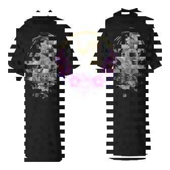 Couronne D'écureuil Et De Fleurs De Printemps Écureuil Amusant Et Mignon T-Shirt - Cadeauxyz