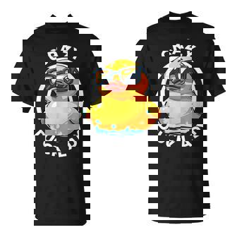 Crazy Duck Lady Cute Duck Mom Duck Owner I Love Ducks T-Shirt - Monsterry