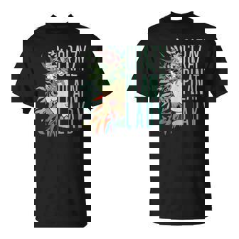 Crazy Plant Lady Plant Lady Plants Garden Gardening T-Shirt - Monsterry