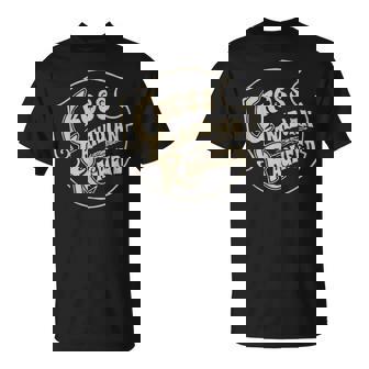 Cross Canadian Ragweed Black Small Short Sleeve Classic Fit Modern Classic Letter Print Cotton Machine Wash Summer T-Shirt - Thegiftio UK