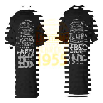 Cumpleaños Hombre Regalos Las Leyendas Febrero 1955 Camiseta unisex - Regaloses
