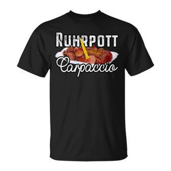 Currywurst Ruhrpott Carpaccio Bratwurst Fast Food Currywurst T-Shirt - Geschenkecke