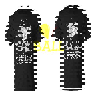 Cute Baseball And Softball Sister Sister Lover T-Shirt - Thegiftio UK