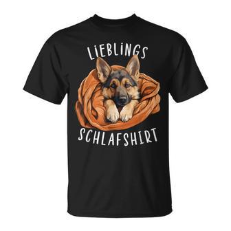 Cute Dog Official Favourite Sleep Shepherd T-Shirt - Geschenkecke