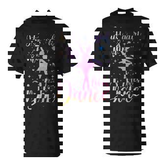 Cute Just A Girl Who Loves Dance Lover T-Shirt - Seseable