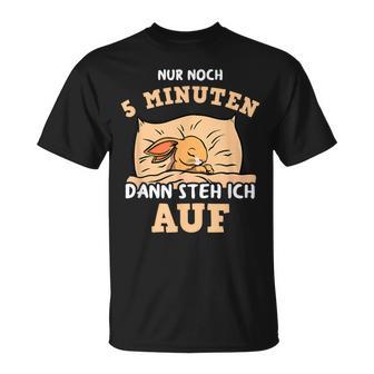 Cute Rabbit Saying For Late Sleepers Sleep Sleep T-Shirt - Geschenkecke