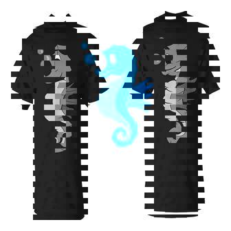 Cute Seahorse Lover Seahorse Lover Kids Seahorses T-Shirt - Monsterry