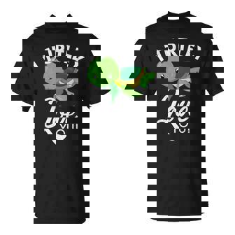 Cute Valentines Turtle I Turtley Love You Valentine Present T-Shirt - Monsterry