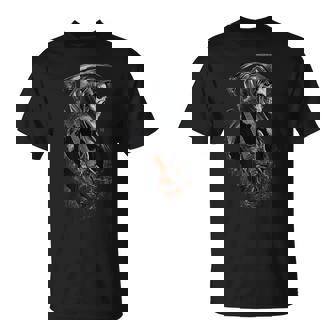 Cyberpunk Faucheuse Avec Guitare Électrique Rock Heavy Metal T-Shirt - Cadeauxyz