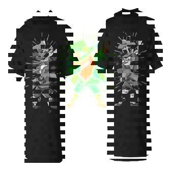 Dabbing Leprechaun Trèfle Trèfle Saint Paddy St Patrick's T-Shirt - Cadeauxyz