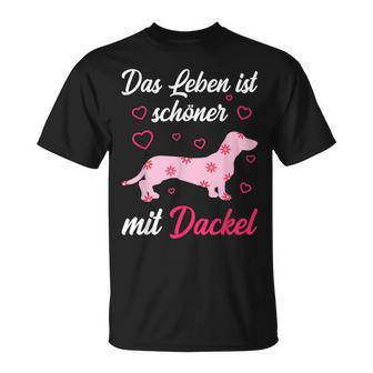 Dachshund Dog Girl Lady T-Shirt - Geschenkecke