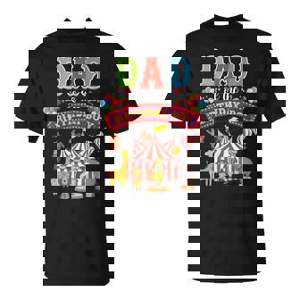 Dad Of The Birthday Boy Carnival Circus 1st Birthday Party T-Shirt - Monsterry