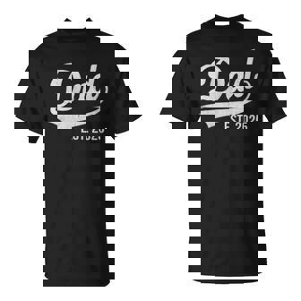 Dad Est 2025 Logo Expect Baby New Dad 2025 T-Shirt - Thegiftio