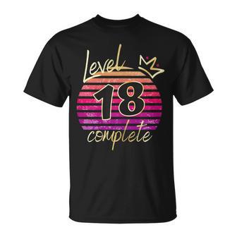 Damen Geschenk Zum 18 Geburtstag Für Mädchen Zum 18 Geburtstag T-Shirt - Geschenkecke