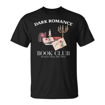 Dark Romance Book Club Romantic Heart Dirty Mind Quote T-Shirt - Geschenkecke