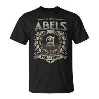 Das Ist Ein Abels Ding Abels Name T-Shirt - Geschenkecke