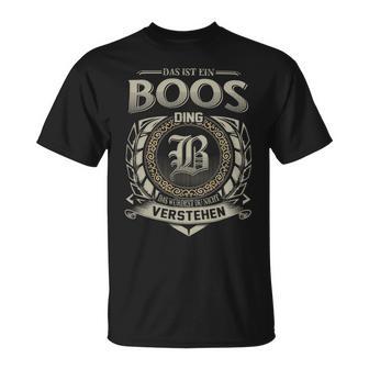 Das Ist Ein Boos Ding Boos Name T-Shirt - Geschenkecke