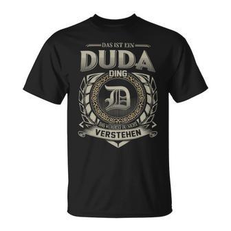 Das Ist Ein Duda Ding Duda Name T-Shirt - Geschenkecke