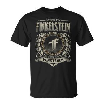 Das Ist Ein Finkelstein Ding Finkelstein Name T-Shirt - Geschenkecke