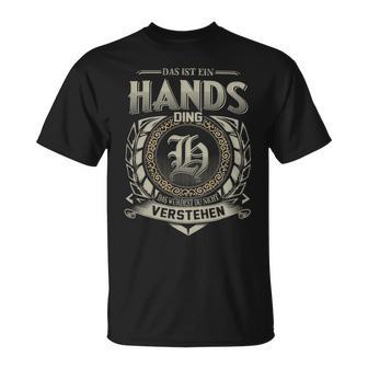 Das Ist Ein Hands Ding Hands Name T-Shirt - Geschenkecke