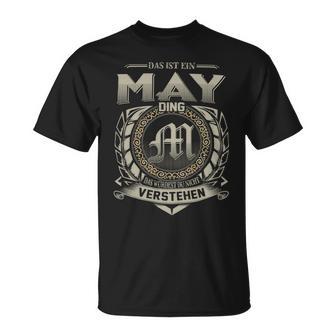 Das Ist Ein May Ding May Name T-Shirt - Geschenkecke