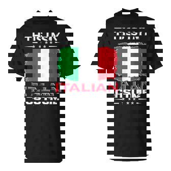 Das Ist Mein Italienisches Kostüm Italy T-Shirt - Geschenkecke