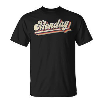 Days Of The Week Graphic Monday T-Shirt | Seseable UK