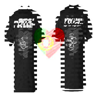 De La Bandera Del Corazón De Portugal I Love Portugal Camiseta unisex - Regaloses