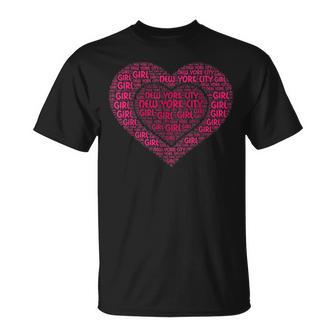 De New York Para Niña Con Texto I Love New York State Camiseta unisex - Regaloses