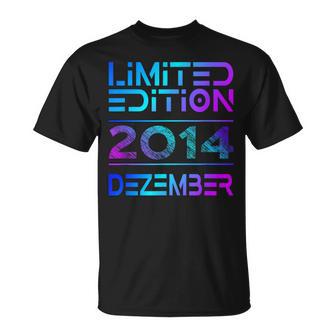 December 2014 Boy Girl 9Th Birthday Limited Edition T-Shirt - Geschenkecke