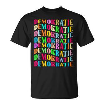 Demokratie Haltung T-Shirt - Geschenkecke