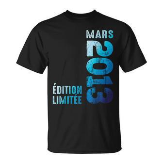 Depuis Mars 2013 Année 2013 Rétro Édition Limitée 2013 T-Shirt - Cadeauxyz
