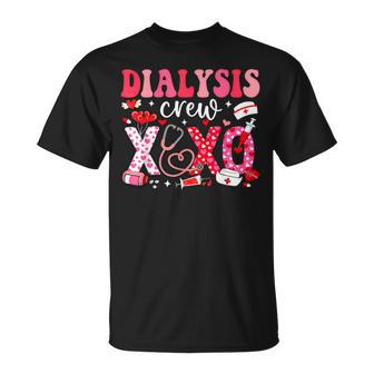Dialysis Crew Nurse Valentines Day Leopard Dialysis Nurse T-Shirt - Thegiftio UK