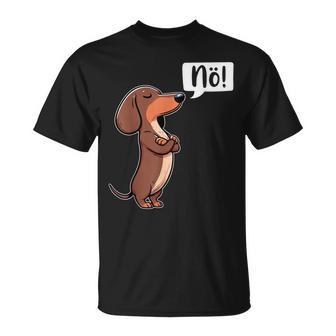 Dickköpfiger Rauhaardackel Nö Dachshund Dog Dog T-Shirt - Geschenkecke