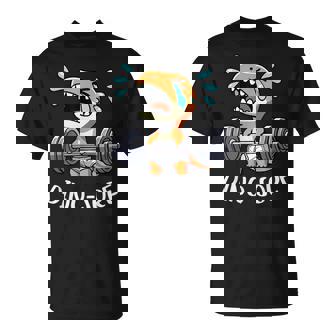 Dino Sore Gym Lifting Weights Fitness Workout Dino Saur Gym T-Shirt - Thegiftio
