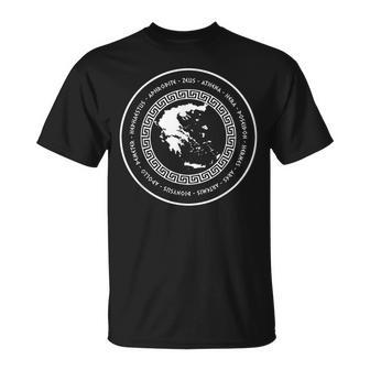 Dioses Griegos Y Diosas De La Mitología Griega Camiseta unisex - Regaloses