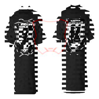 Dirt Bike Number Plate Tank Top T-Shirt - Monsterry