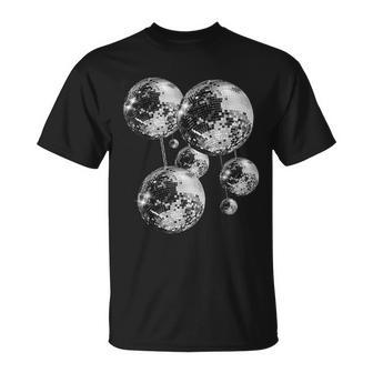 And Disco Ball Pattern 70S 80S Retrointage T-Shirt - Geschenkecke